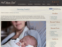 Tablet Screenshot of blog.halfmoontrail.com